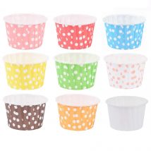 48 stücke Cupcake Liner Back becher Cupcake Papier Muffin Fälle Kuchen Box Tasse Ei Törtchen Tablett Kuchen form Dekorations werkzeuge