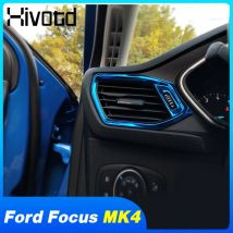 Auto Front Air Outlet Vent Trim Abdeckung Innen Styling Klimaanlage Rahmen Aufkleber Für Ford Focus MK4 ST Linie Zubehör 2019