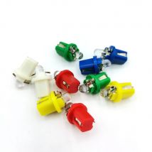 100Pcs T5 B8.5D SMD LED Car Light Automobiles Light-emitting Diode Instrument Dashboard Light Bulbs Auto Interior Small Lamp