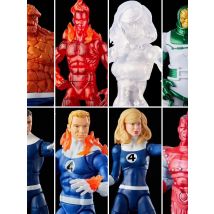 Marvel Legends Fantastic Four Retro Wave The Thing Invicible Woman Mr Fantastic Human Torch Psycho Man 6"Action Figure