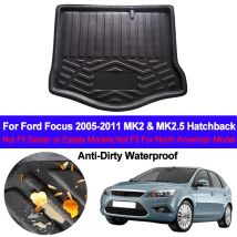 Auto Hinten Stamm Gepäck Cargo Mat Fach Boot Liner Für Ford Focus 2005 - 2011 MK2 & MK 2,5 Fließheck auto Teppich Protector Boden