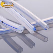 Canack Animal 100 % medizinisches Silikon, runde Kanäle, geriffelte Abflüsse mit Trokar ohne Trokar, 1 Stück