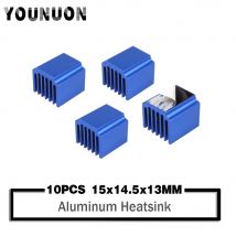 10PCS Blau Raspberry Pi Kühlkörper Kühler Aluminium 15*14*13mm Mit Klebstoff Für Kühl Raspberry Pi 3 / 2 modell B LV8729/TMC2100