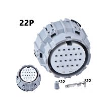 22 Pin female Auto waterproof connector For Nissan Teana Qashqai Sylphy x-trail Tiida stepless CVT gearbox plug 7283-8750-30