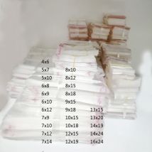 1000pcs Clear Bags for Packaging Self Adhesive Transparent Opp Bags Cellophane Self Sealing Pouches Gift Bags Packaging Jewelry