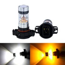 2pc Fehler Kostenlose canbus PSY24W LED Notfall licht gefahr lichter gelb3000k Für VW Passat B7 Tiguan Golf MK6 Audi Citroen C5