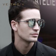 VEITHDIA Occhiali da sole da uomo in alluminio fotocromatici da donna polarizzati UV400 lenti moda guida occhiali da esterno occhiali da sole maschili 6699