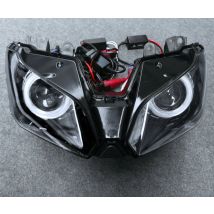 Fit for Kawasaki Ninja ZX6R 2013 - 2018 Demon Angel Eye HID Projector Headlight Assembly