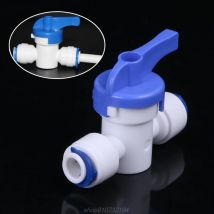 RO Wasser Umkehrosmose 1/4'' Inline Neue Ball Ventil Quick Connect abgeschaltet N06 20 Dropshipping