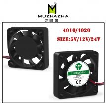 DC 5V/12V/24V Computer CPU Kühler Mini Lüfter 40MM 40x40x10mm/40x40x20mm Kleiner Abluftventilator für Ender 3 CR10 3D Drucker