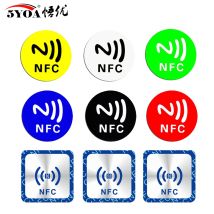 6 pz NFC Ntag213 Ntag215 Ntag216 TAG Adesivo 213 13.56 MHz Etichetta Universale RFID Token Patrol Ultraleggero per Amiibo Etc