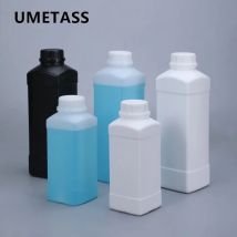 Leere 500 ml 1000 ml quadratische Flasche aus lebensmittelechtem HDPE-Kunststoff mit Deckel für Shampoo, Lotion, Make-up-Flasche, auslaufsicher