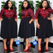 2025 Patchwork Plissee Afrikanische Kleidung Plus Größe Afrika Kleidung Weihnachten Robe Afrikanische Print Kleider Für Frauen Kleid