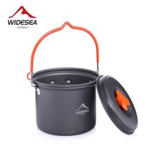 Widesea Camping Liefert Aluminium Hängen Topf Küche Für Kochen Im Freien Antihaft-kochgeschirr 2 ~ 3 Personen Für Tourismus Wanderung Picknick