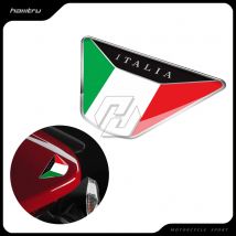 3D-Harz-Motorrad-Aufkleber, italienische Flagge, Aufkleber für Ducati Triumph Piaggio Vespa MP3 ZIP PK PX X9