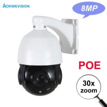 Onvif-kompatibel H.265 4K 8MP 6MP 5MP 4MP 3MP auto tracking CCTV sicherheit IP PTZ kamera speed dome 30X zoom POE ptz ip kamera