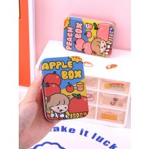 Mini Nette Cartoon Metall Zinn Box Schublade Erhalten Lagerung Box Rechteckige Schmuck Kosmetik