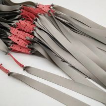 6 stücke 1,0mm Schleuder Gummiband Hohe Elastizität Outdoor Katapult Jagd Schießen Zubehör