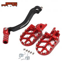 Moto CNC Gear Shift Piede Leva Pedane Resto Pedane Pedali Pedane Per HONDA CRF250R 2010-2013 2014 2015 2016 2017