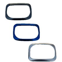 Rear Cup Holder Covers for Honda Civic 2016-2019 10th Gen Rear Cup Holder Decorative Frame Trim Sticker Car Interior Accessories