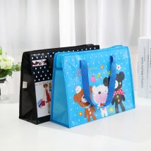 Modische Einkaufstasche mit großer Kapazität, wasserdicht, wiederverwendbar, faltbar, Vliesstoff, Aufbewahrungstasche, Blumendruck, Schulterhandtasche