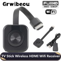 Grwibeou Drahtlose 1080p HDMI-kompatibel TV Stick Wifi Display Empfänger Für Miracast Bildschirm