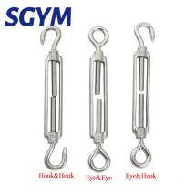 1Pcs M4 M5 M6 M8 M10 Edelstahl 304 Einstellen Kette Rigging Haken & Auge Spannschloss Draht Seil Spannung gerät Linie Oc Oo Cc Typ