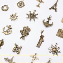 DIY Metall Lesezeichen Journal Cover Anhänger Zubehör Leder Reise Notebook Schmuck Kunst Ornamente Charme Retro Stil Kleine Sache