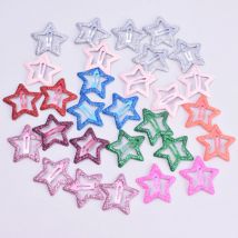 20 teile/los 3cm Mini Star Haars pange Kinder Glitzer Metall Haars pangen Haars pangen Haarnadeln Mädchen Haarschmuck Kopf bedeckung Styling-Tools