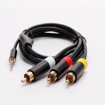 1.8m 6FT AV Cable Audio Video Cable For Microsoft Xbox 360E 360 E Console 3.5mm AV Cable Cord