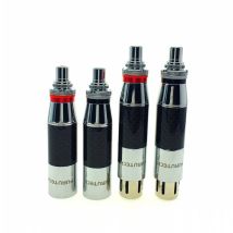 FURUTECH CF-601M & CF-602F Rhodium Balanced Cable Plug Socket Adapter XLR Male Female to RCA FEMale Socket