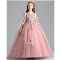 Formale Elegante Blume Spitze Mädchen Kleid Hochzeit Prinzessin Kleider für Mädchen Party Kleid