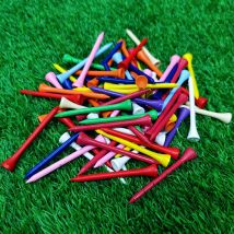 100 stück Farbe Holz Golf Tees Liefert Zubehör Mit 42MM 54MM 70MM 83MM