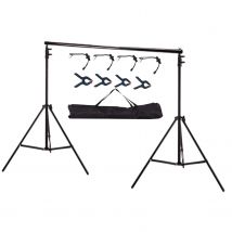 Supporto per sfondo per Studio fotografico supporto per fondale supporto per fondale puntelli supporto per sfondi fotografici per la decorazione di feste di germogli