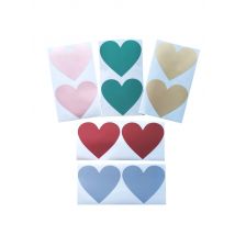 50Pcs/pack Heart High Quality Cool Home Game Wedding Message Labels Tickets Promotional