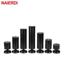 NAIERDI 6CM-30CM Möbel Fuß Einstellbare Schrank Beine Edelstahl Tisch Sofa Möbel Bein Tisch Füße