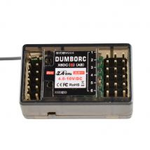Heißer DUMBORC X6DCG 2,4G 6CH Licht Servo und Motor Control Empfänger mit Gyro für X6 Sender RC Auto Boot sender