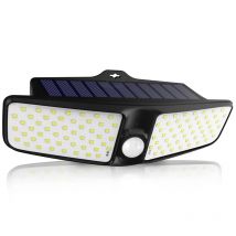2 seitige 100LED PIR Motion Sensor Sonnenlicht steuerung Solar Energie Straße licht Yard Pfad Home Garten Solar Power lampe Wand licht