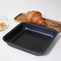 Teglia da forno quadrata da 7,5 pollici Piastra antiaderente in acciaio al carbonio per pane tostato Torta Pane Baguette Forno Bakeware Torta Pizza Stampo per torta Teglia