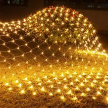 3x2/6x4M LED String Luci nette natalizie Ghirlanda di Natale Maglia Fata Paesaggio Luce Giardino Strada Matrimonio Decorazione natalizia Lampada