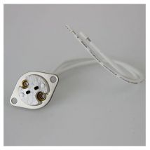 15pcs MR16 MR11 GU5.3 G4 Lamp Holder Bulb Base With 15cm Wire Ceramic Halogen Socket Pottery Connector 12V - 250V