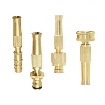Gartenbewässerungsspritzpistole, verstellbarer Messingsprinkler, 1/2 Gartenschlauch, Sprinklersystem, Autowaschanlage, Rasenbewässerung, Wasserpistole, 1 Stück