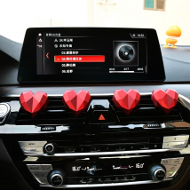 Ambientador de corazón para coche, Perfume para coche, fragancia, olor en el estilo del coche, accesorios interiores, difusor de adorno