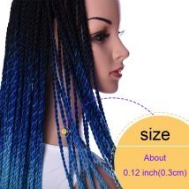 Silike Ombre Senegalese Twist Haar Häkeln zöpfe 24 zoll 24 Wurzeln/pack Synthetische Flechten Haar für Frauen