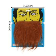 Joy-Enlife Funny Fake Mustache Pirate Party Halloween Cosplay Moustache Fake Beard For Kids Adult Black Photobooth Props