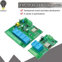 ESP8266 Modulo Relè WIFI Wireless 2/4/8 Canali ESP-12F Scheda di Sviluppo Wifi AC/DC 5V/7-28V/5-80V Alimentazione per Arduino