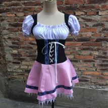 Plus Größe S-6XL Karneval Dame Die München Oktoberfest Kostüm Deutschland Bayerischen Bier Maid Kellner Cosplay Parade Taverne Phantasie Teil