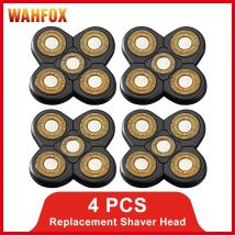 WAHFOX Replacement Shaver Head Electric Shaver Stainless Steel Razor Blade 5 Cutter Floating Head Spare Razor Blades
