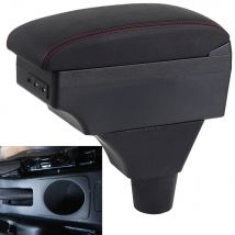 Per Renault Sandero Stepway Logan bracciolo Box contenuto centrale interno gomito bracciolo custodia Car-styling con USB