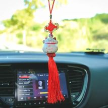 Autozubehör China Lucky Cat Katzenanhänger Auto Jushi Autoornamente Sichere Reise, wohin Sie auch gehen